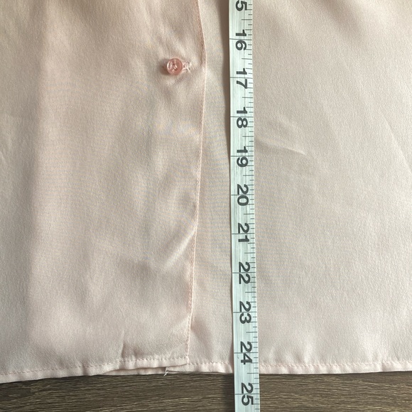 Womens Vintage 80’s Peach Rose San Andre Size 8 Blouse - Picture 6 of 8